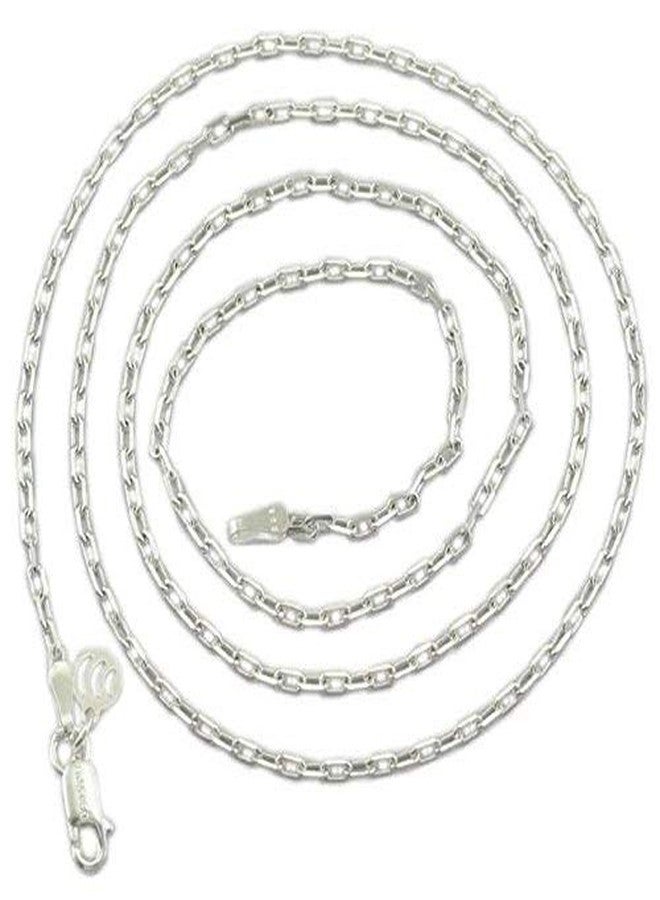 ELOISH Silver Color Sterling Silver Toggle Chain for Unisex [TOGLE] - Image 1