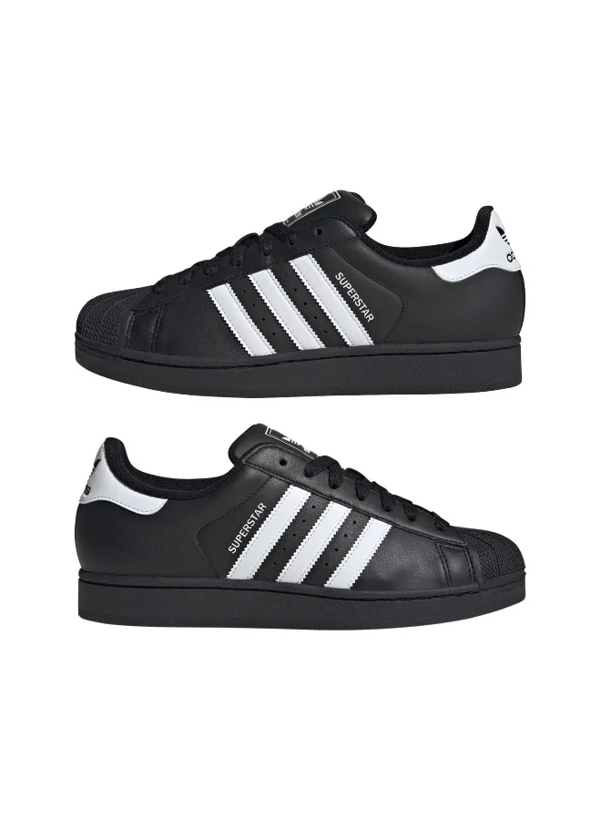 adidas أديداس سوبرستار II U أسود أوريجينالز للجنسين