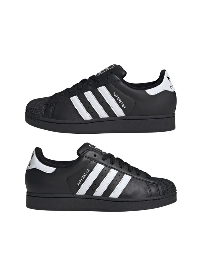 اديداس اوريجينالز adidas SUPERSTAR II Black Originals Kids Shoes