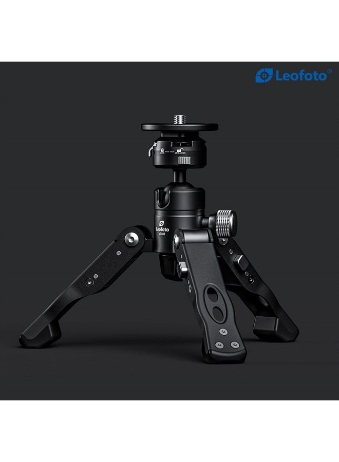 Leofoto VD-03 Monopod Tilt Base/Stand/Ground Pod w Ball Head/Quick Release Combo