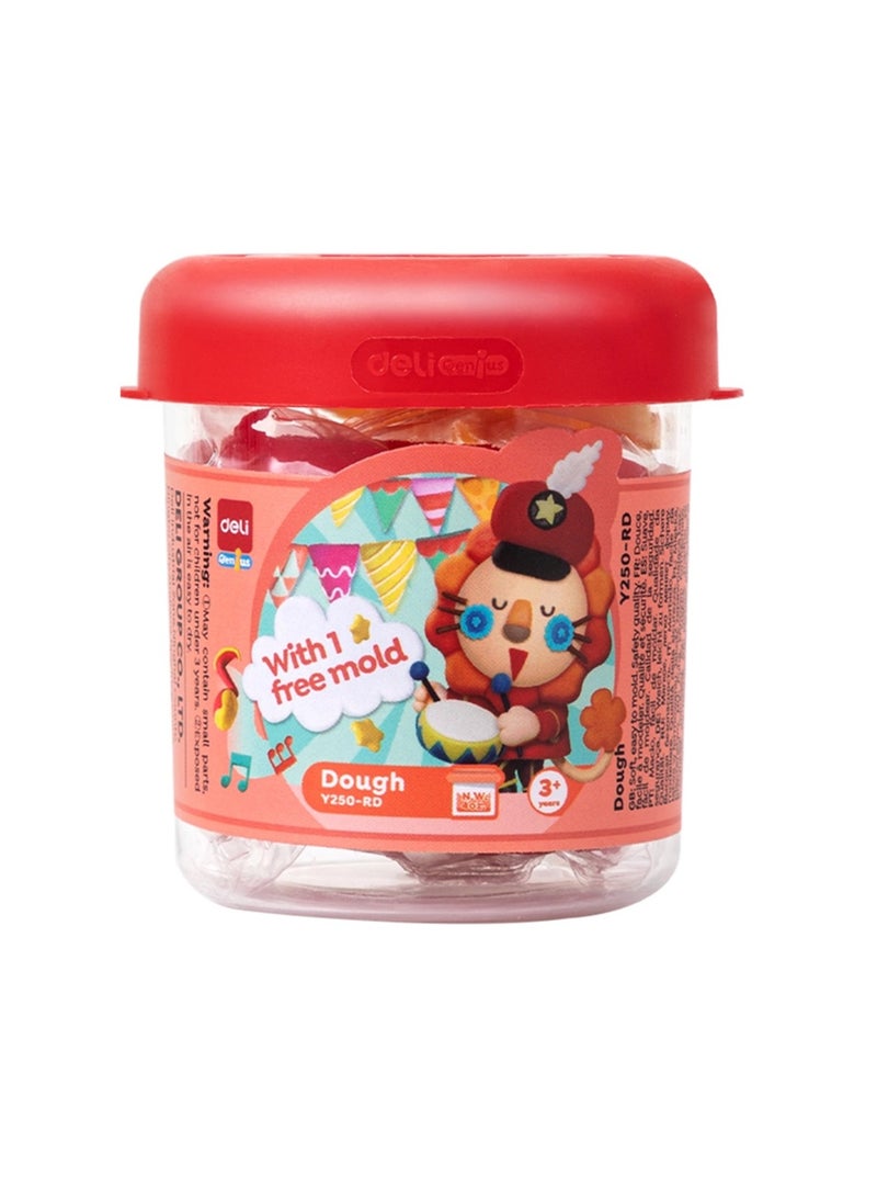 Deli Soft Dough With One Mould Red - Image 1