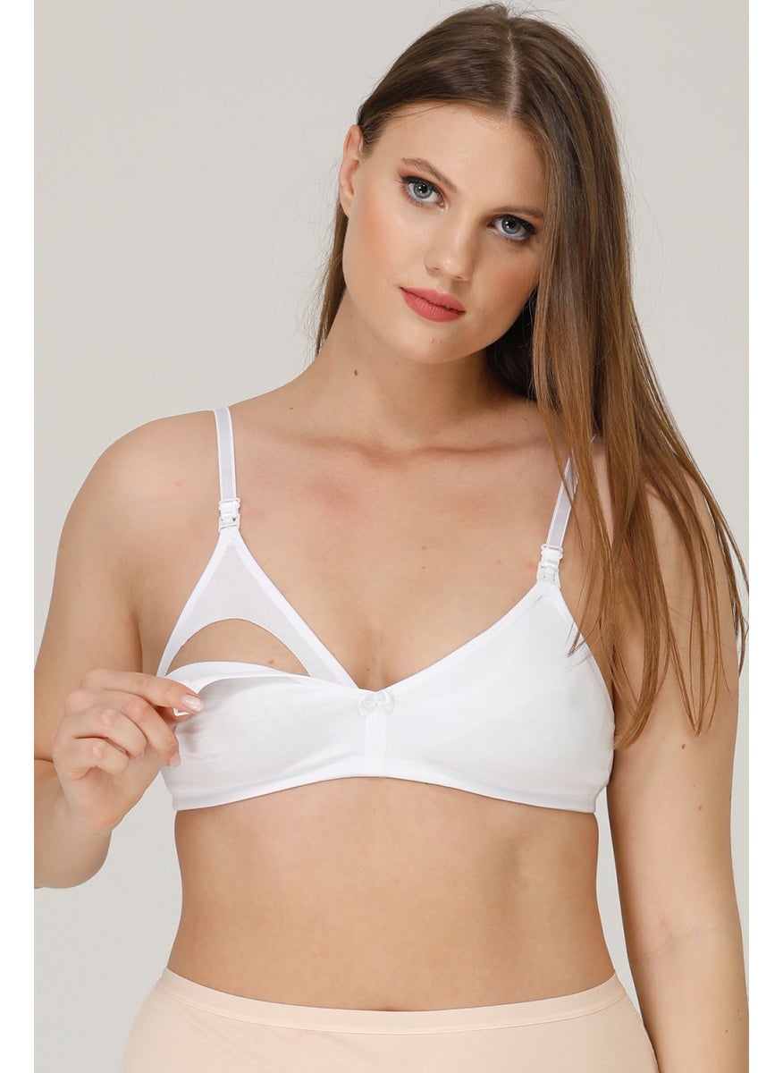 Parlingerie Nursing Bra Plus Size White  - Image 1