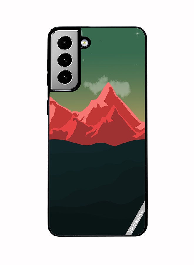 VR CREATIVE Protective Case Cover For Samsung Galaxy S21 FE 5G Mount Colorful Design Multicolour - Image 1