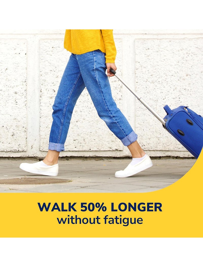 Dr. Scholl's Walk Longer Insoles Comfortable Plush Foam Cushioning Inserts for Walking Hiking and Standing on Feet All-Day Foot Protection from Muscle Fatigue Leg and Foot Soreness Trim to Fit Women's Shoe 1 Pair - Image 4