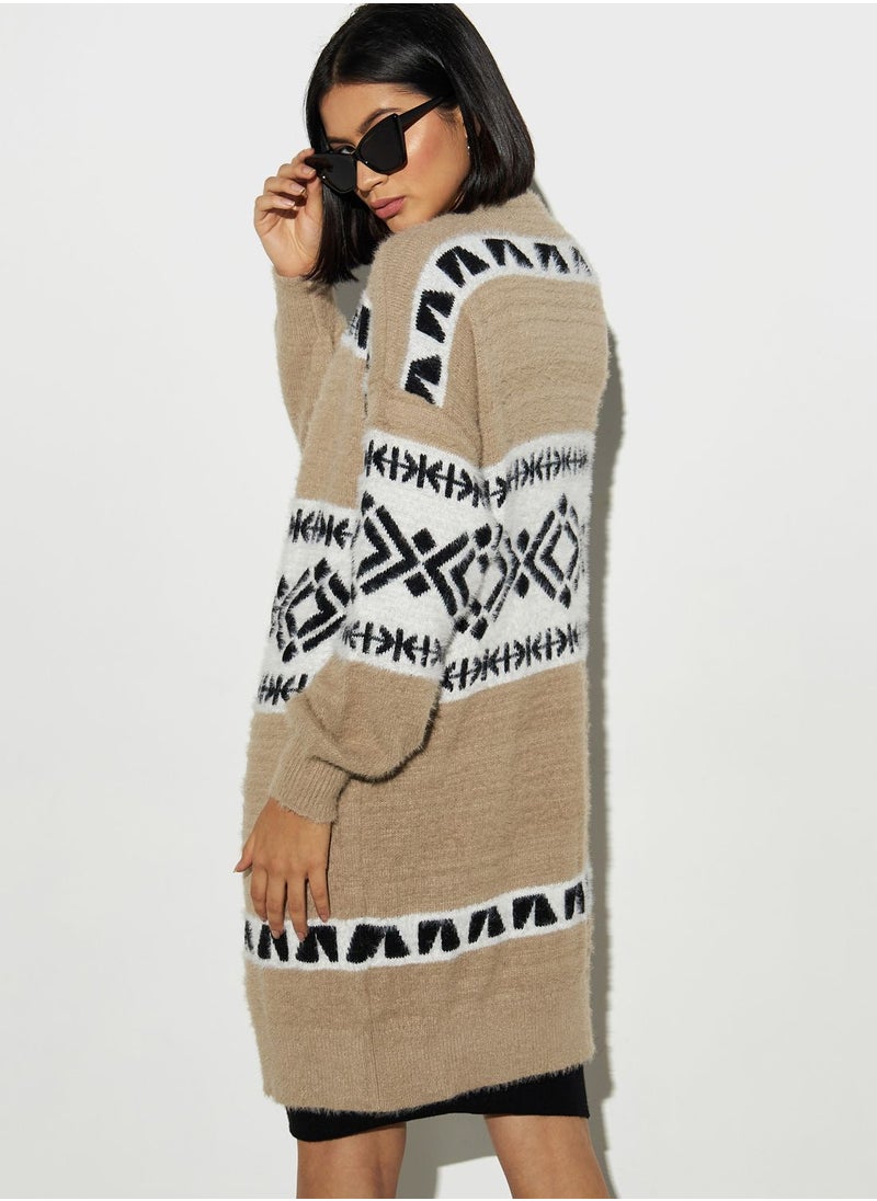 2Xtremz - Embellished Knitted Cardigan - Image 1
