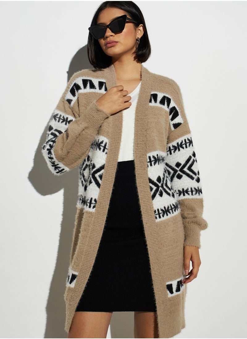 2Xtremz - Embellished Knitted Cardigan - Image 1