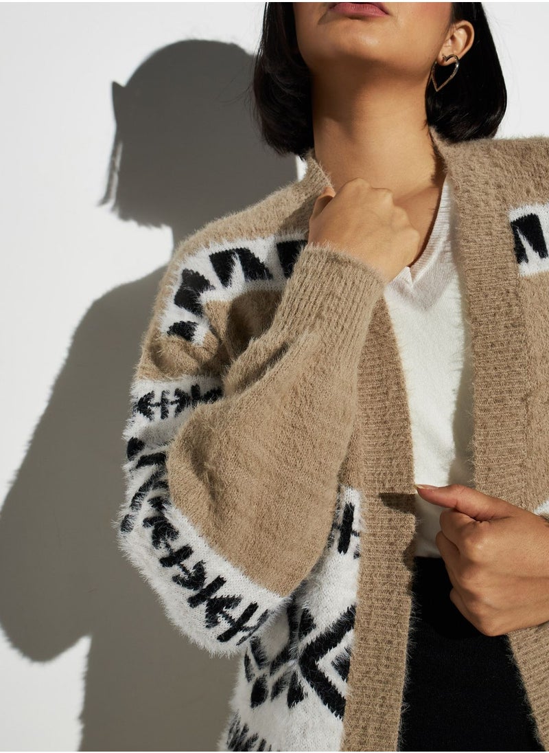2Xtremz - Embellished Knitted Cardigan - Image 1