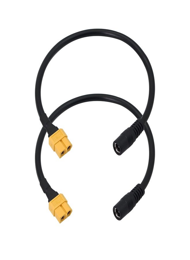 SinLoon XT60 Charging Cable XT-60 Female Bullet Connector to Female DC 5.5mm X 2.5mm Power Cable for FPV Monitor Power (F/F DC5525) - Image 4