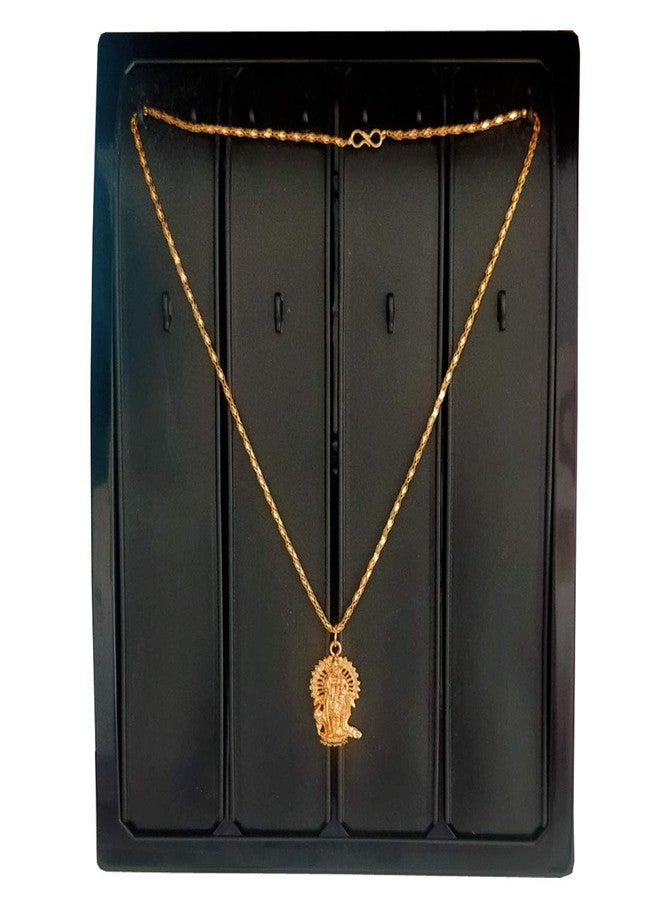 Sullery Religious Jewelry Lord Kartikeya Lord Murugan Subramaniyaswamy Gold Brass,Zinc Metal 01 Necklace Pendant for Men and Women - Image 2