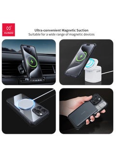 XUNDD Xundd For iPhone 16 Pro For  Magnetic Stand Case 360° Rotatable Holder Airbag Shockproof Cover  - Image 4