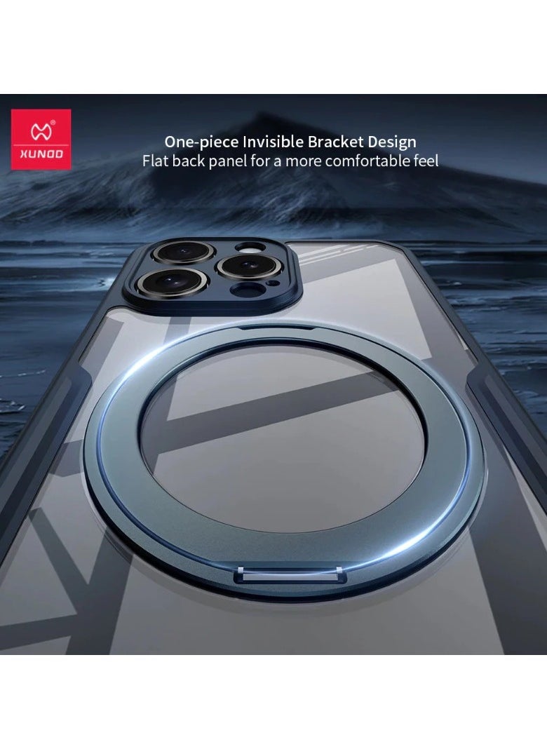 إكسوند Xundd لهاتف iPhone 16 Pro حافظة مغناطيسية قابلة للدوران 360 درجة وغطاء وسادة هوائية مقاوم للصدمات  - Image 3