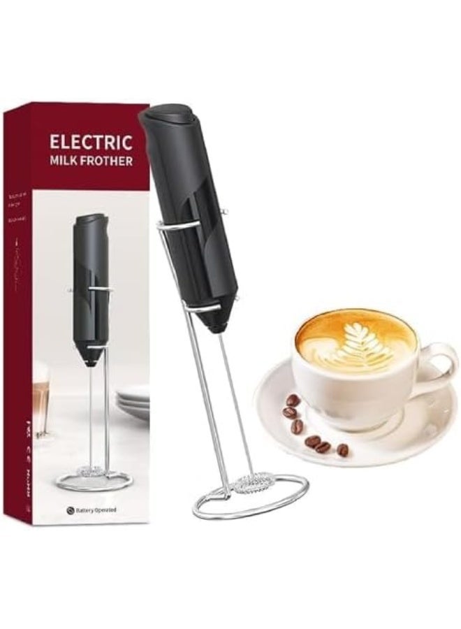 ECVV Milk Frother Handheld, Battery Powered Drink Mixer for Matcha Coffee, Electric Portable Whisk Drink Mixer Mini Foam Maker for Hot Chocolate Frappe Latte |with stand| - Image 3