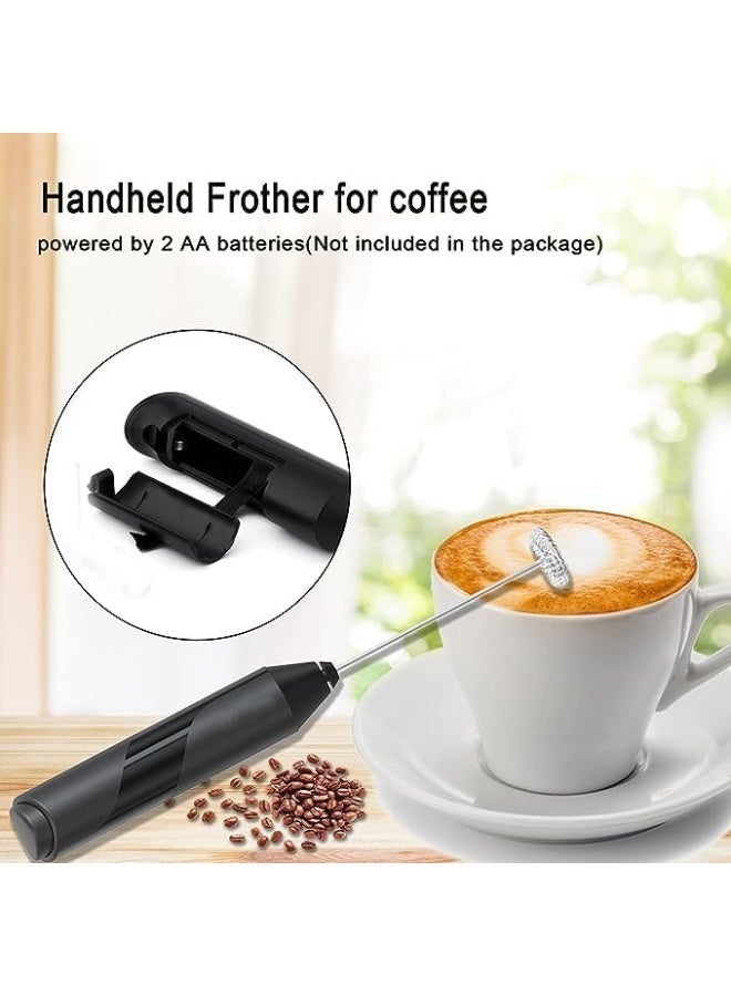 ECVV Milk Frother Handheld, Battery Powered Drink Mixer for Matcha Coffee, Electric Portable Whisk Drink Mixer Mini Foam Maker for Hot Chocolate Frappe Latte |with stand| - Image 4