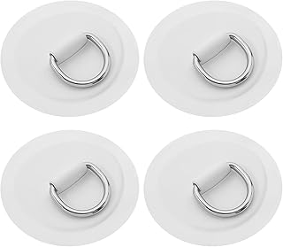 SING F LTD SING F LTD 4PCS D-Ring Patch Kayak D-Ring Pad Paddleboard Accessories for PVC Inflatable Boat Canoe Raft Dinghy Kayak  - Image 1