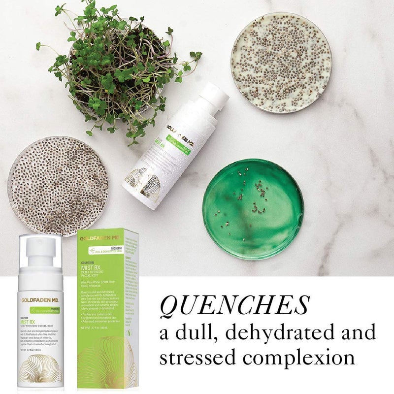 GOLDFADEN MD Mist RX | Daily Nutrient Face Mist | w/Aloe Vera Water, Plant Stem Cells & Antioxidants | Delivers Hydration & Revitalizes | Nourishing Makeup Setting Spray | 2.0 fl oz / 80 mL - Image 2