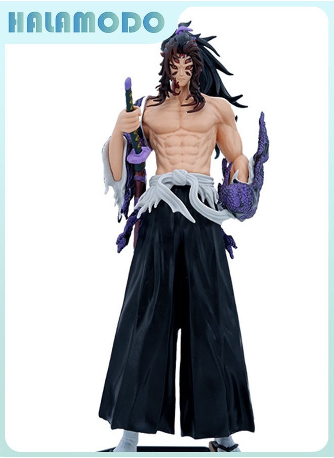 HALAMODO Kokushibo Standing PVC Figure，Birthday Gift, Desk Ornament and Impressive Collectible 30.5 cm  - Image 1
