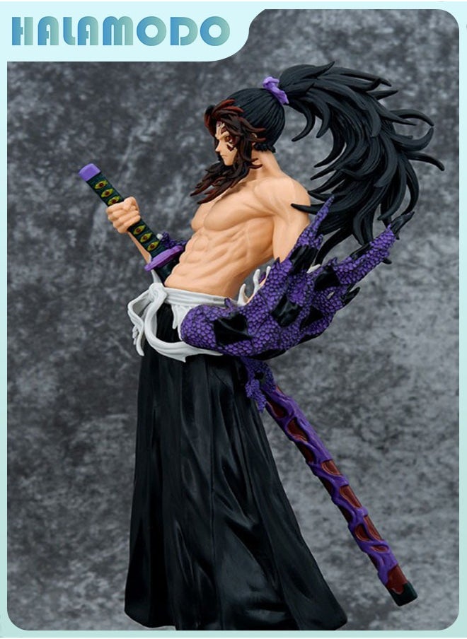 HALAMODO Kokushibo Standing PVC Figure，Birthday Gift, Desk Ornament and Impressive Collectible 30.5 cm  - Image 2