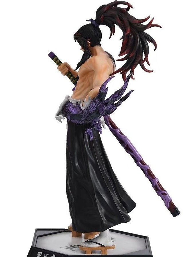 Halamodo Kokushibo Standing PVC Figure，Birthday Gift, Desk Ornament and Impressive Collectible 30.5 cm - Image 4