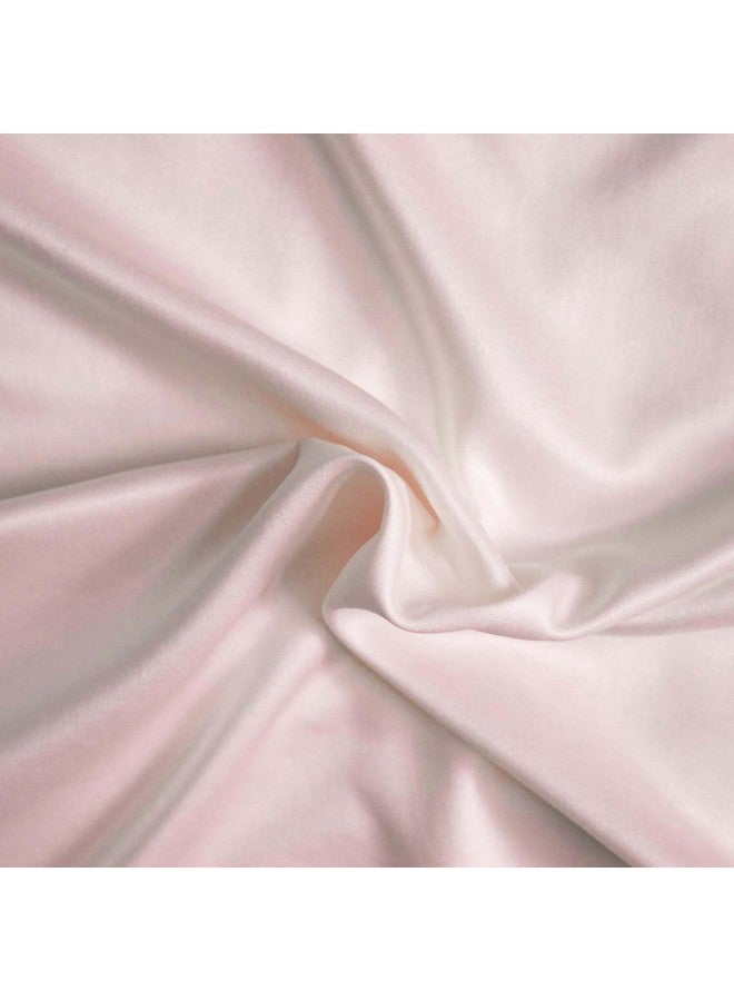 Stoa Paris 300 TC Satin Bedsheet Single Bed with Pillow Covers, Premium Ultra Satin Bedding Set, Gifts for Women, Couples, Wedding, Bedroom Home Furnishing, Date Night Collection - Blushing Pink - Image 5