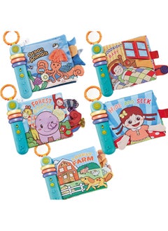 Generic Cloth Book Gift Box Early Education Baby Toys Unbreakable And Chewable Educational Toddler Toys Birthday Gift-Color:Bedtime Story Music Cloth Book  - Image 2
