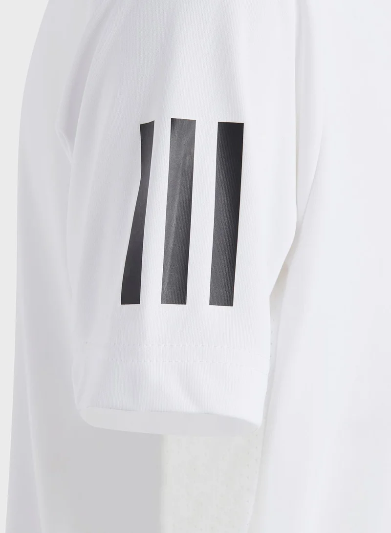Adidas Kids 3 Stripes Club Polo