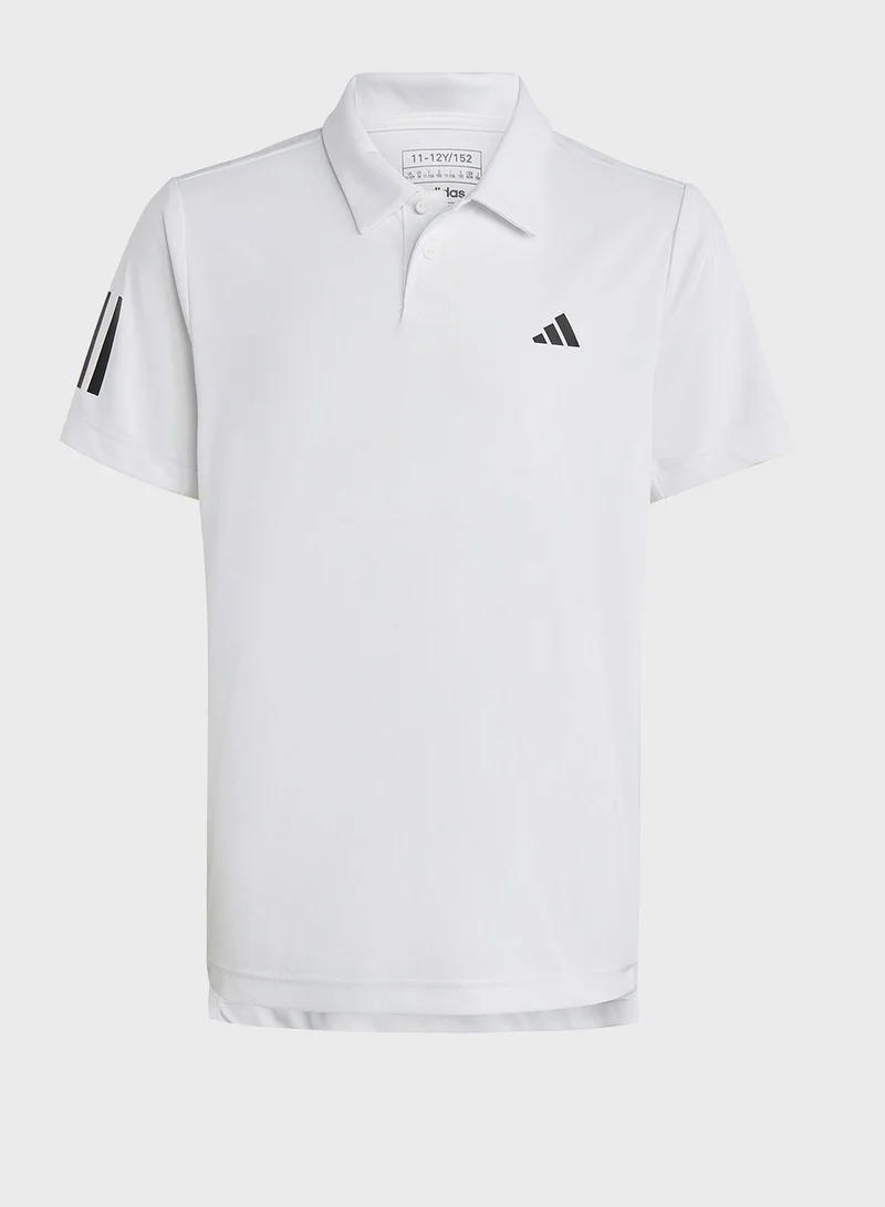 Adidas Kids 3 Stripes Club Polo