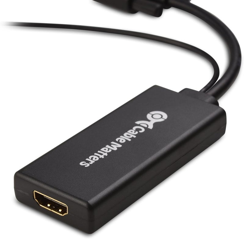 CableMatters VGA to HDMI Adapter for Monitor and TV (VGA to HDMI Converter) with Audio Support - Image 4