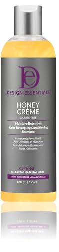Design Essentials Honey Creme Moisture Retention Super Detangling Conditioning Shampoo, Sulfate Free for Moisturizing and Strengthening Hair, 12 Fl Oz (Pack of 1) - Image 5
