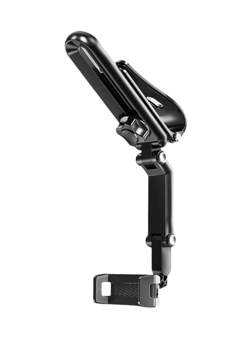 Universal Car Phone Holder Sun Visor Mount Adjustable Multi Function 360 Degree Rotation Straight View Black and Gray - Image 1