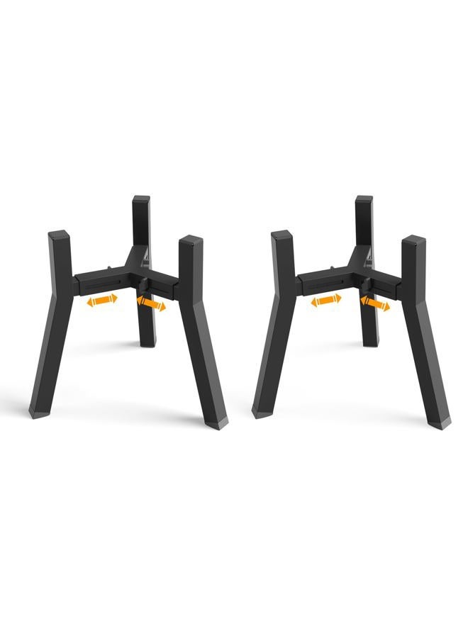 TIDANT 2Pack Elevated Dog Bowl Stand for Large Dogs, Adjustable Width 7-10.6", Raised Food Water Bowl Stand, Bowl NOT Included - Image 1