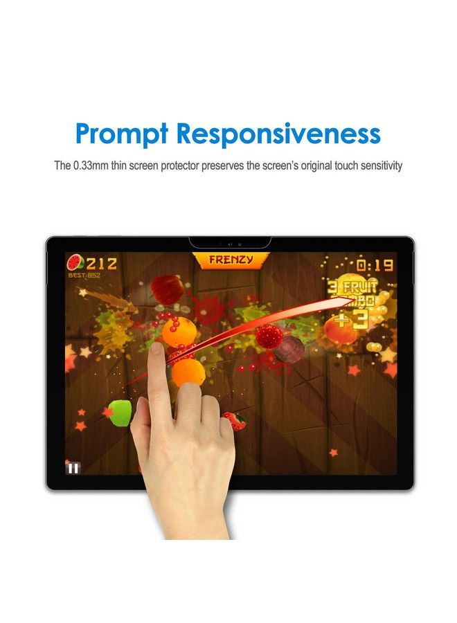 Jetech Screen Protector For Microsoft Surface Pro 6 5 4 Tempered Glass Film - Image 5