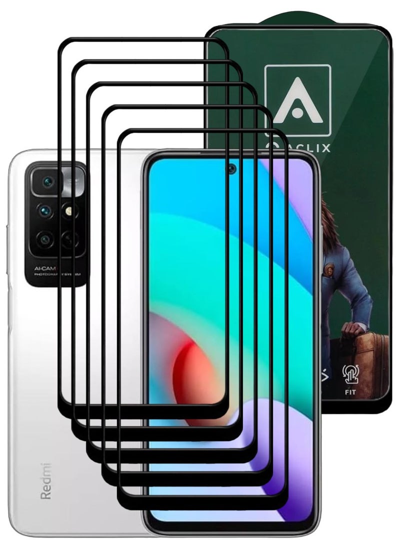 ACLIX 5 Pieces Antistatic ESD Dustproof Premium Quality High Definition Tempered Glass Screen Protector Designed For Xiaomi Redmi Note 11 4G - Image 1