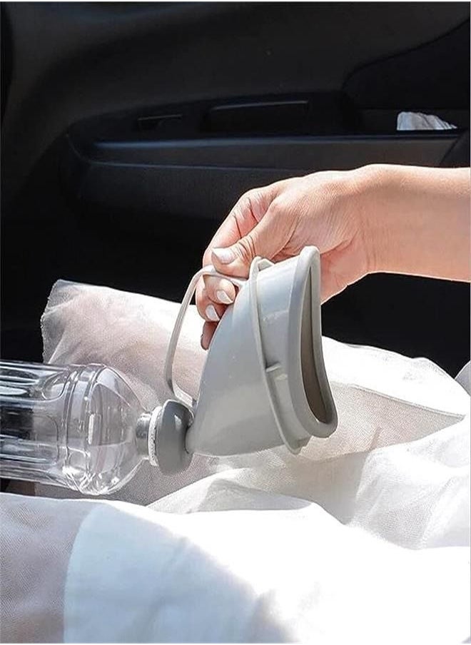 Generic - 2 Unisex Urination Devices, Portable Urinals for Women, Reusable Travel Mobile Toliet Potty Funnel，Car Toilet Mobile Toilet Portable Urinal for Camping, Hiking, Outdoor Activities - Image 1
