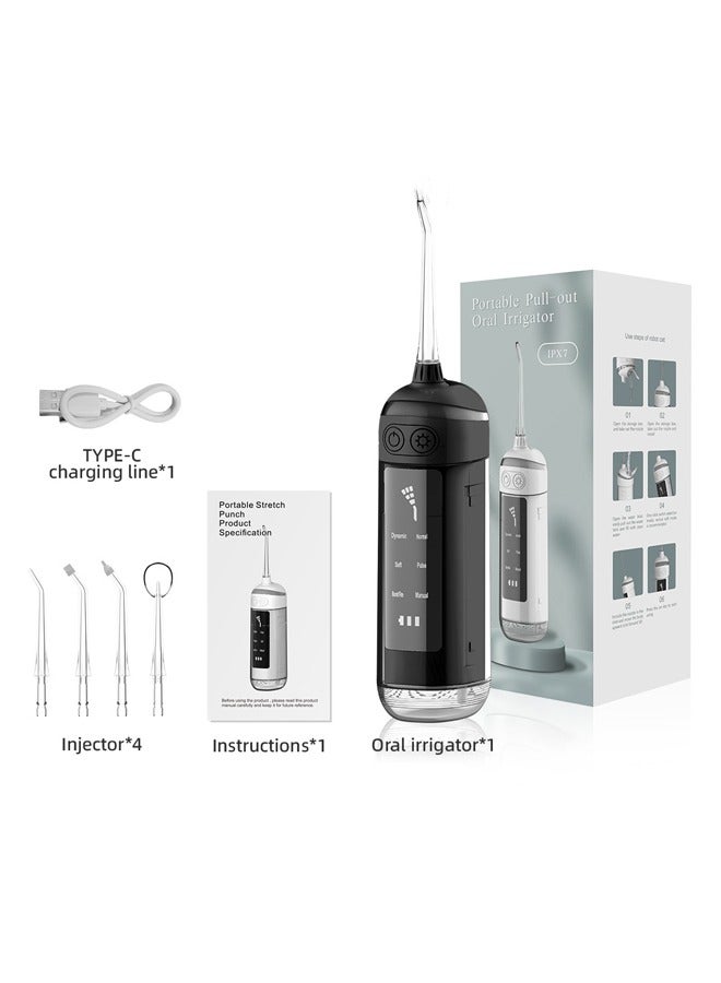 NKX New 6 Speed Portable Electric Toothbrush Outdoor Compact Oral Care Water Flosser - Image 1