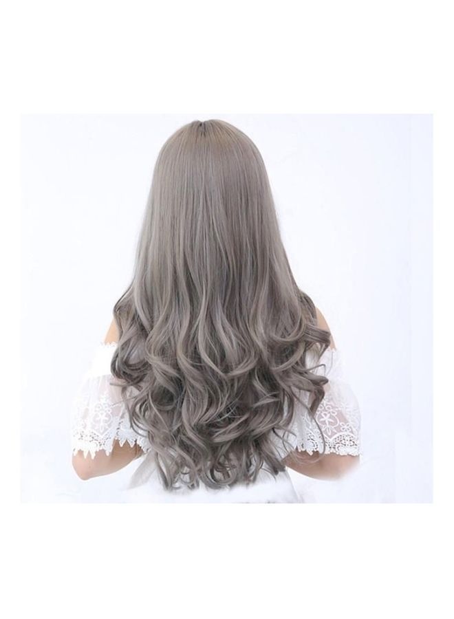 NIBEMINENT Front Wavy Wig Grey - Image 4