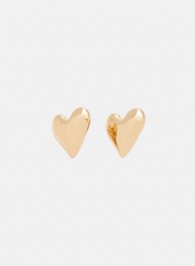 FOREVER 21 Heart Drop Earrings  - Image 2
