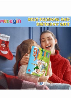 MEBEGIN Electronic Arabic Learning Book, Arabic Reading Machine, Educational Intelligent Book for Kids, Preschool Learning Activities Book, Early Development and Activity Toys, 3 AAA Batteries Required(Not Included), 23.5*20.5cm  - Image 2