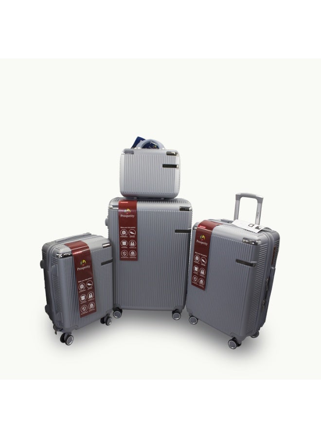 الازدهار أمتعة Prosperity المتميزة القابلة للتوسيع مع 8 عجلات صامتة، خفيفة الوزن من مادة ABS+PC، مقاسات متعددة للسفر الفاخر - Image 1