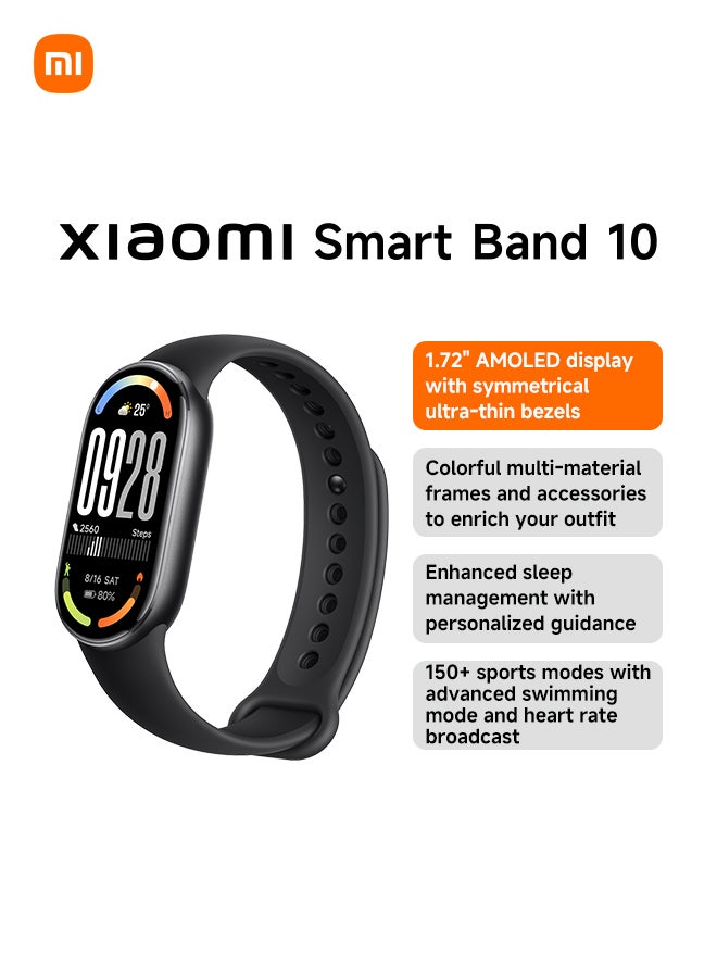 Xiaomi Smart Band 10 AMOLED Fitness Tracker
