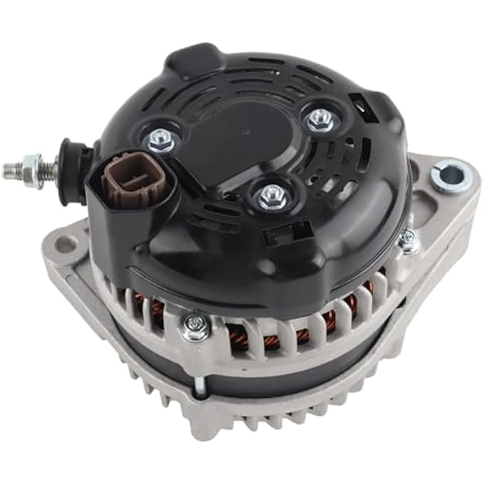 MISIOEK Alternator 130A 12V 6-Groove Pulley Compatible with 2004-2007 Honda Accord 3.0L,Replace 31100-RCB-Y01 104210-3500 - Image 5