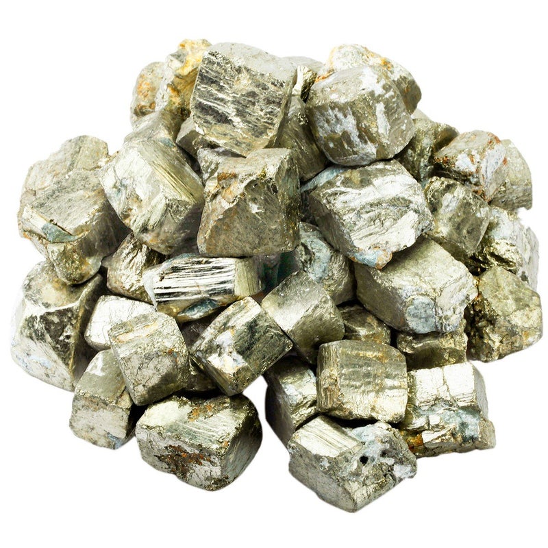 mookaitedecor 1 lb Bulk Natural Iron Pyrite Raw Crystals Rough Stones for TumblingCabbingPolishingWire WrappingWicca  Reiki Crystal Healing