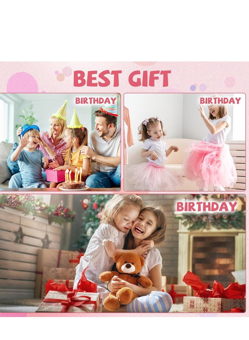 SYOSI طقم صنع أساور الصداقة، ألعاب، للأعمار 7 8 9 10 11 12 سنة، أفكار هدايا للفتيات، هدية عيد ميلاد للمراهقات، أداة لصنع الحرف والأشغال، DIY، مجموعة أنشطة سفر للأطفال (وردي) - Image 3