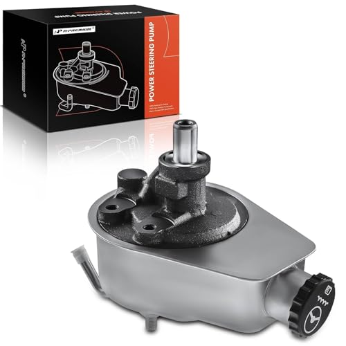 A-Premium Power Steering Pump, with Reservoir, Compatible with Chevrolet & GMC -1980-1987- C10 Suburban, C20 Suburban, K10 Suburban, K20 Suburban, K30, K5 Blazer, P20, P30, R10, C1500 Suburban, Jimmy - Image 1