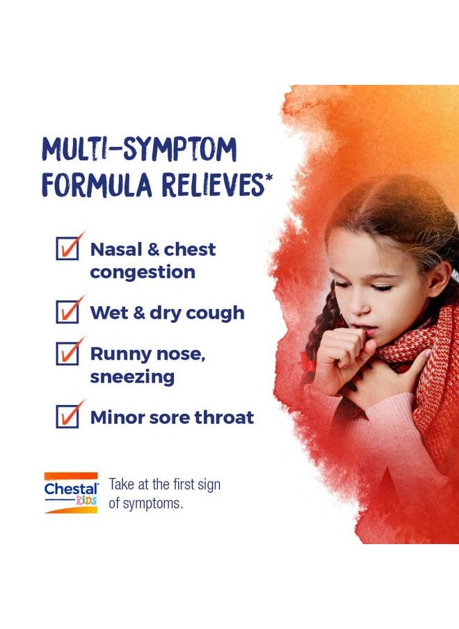 Boiron Chestal Children's Cold and Cough Syrup for Nasal and Chest Congestion, Runny Nose, and Sore Throat Relief - 6.7 Fl oz  - Image 3