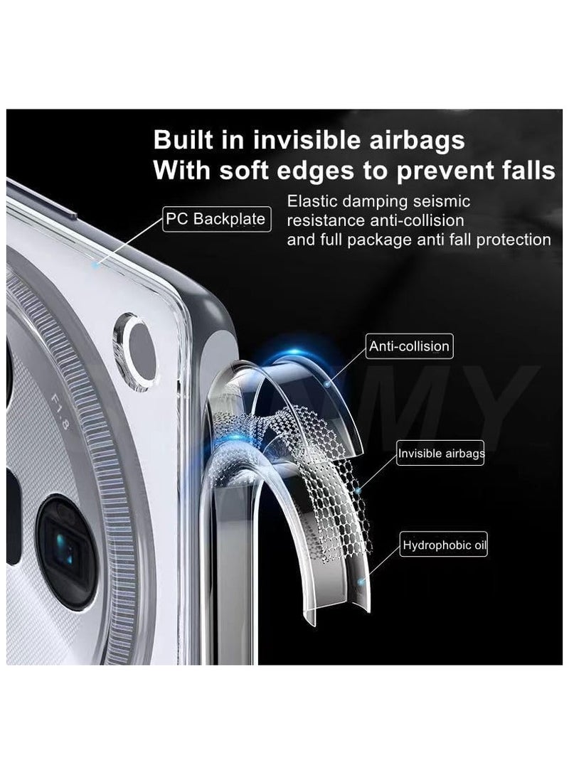 general Luxury Magnetic For Wireless Charging Case Compatible with Honor Magic 6 Pro 5G Shockproof Matte Clear Fundas For Magic 6 Pro - Image 3