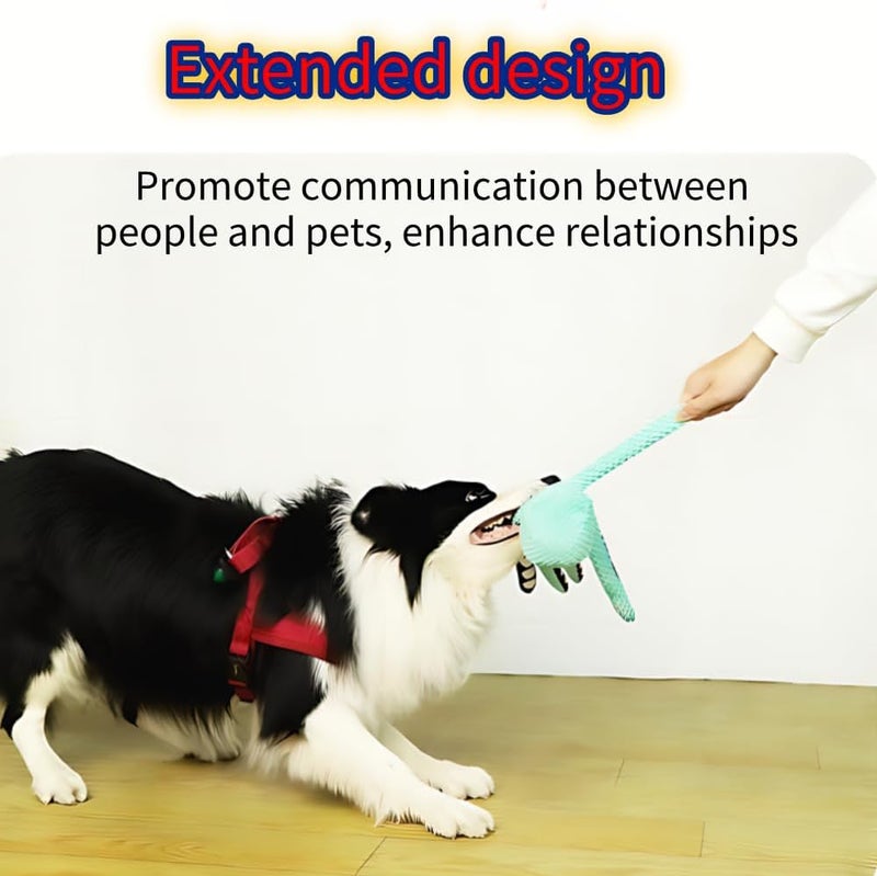 Interactive Plush Octopus Dog Toy with Squeaker - Anti-Anxiety Chewing Toy for All Dog Sizes - Image 4