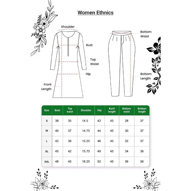 Women's Cotton Blend Floral Straight Kurta with Pant Dupatta for daily wear, soft fabric, pastel pink, breathable and comfortable fit - Image 5