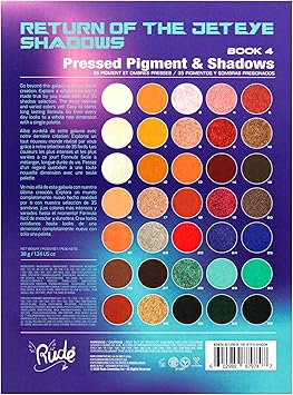 Rude Return Of The Jet Eyeshadows 35 Eyeshadow Palette Book 4 - Image 5