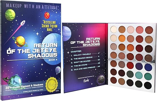Rude Return Of The Jet Eyeshadows 35 Eyeshadow Palette Book 4 - Image 3