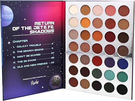 Rude Return Of The Jet Eyeshadows 35 Eyeshadow Palette Book 4 - Image 2